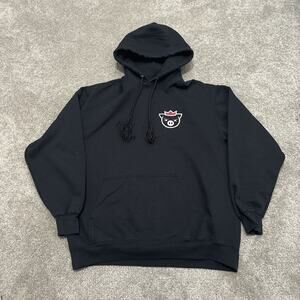 Technoblade Men's Black Red Graphic Hoodie Sweatshirt - Size L